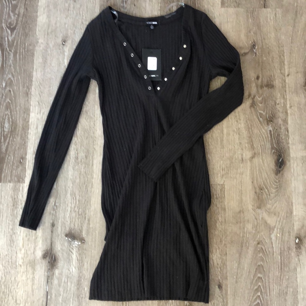 Fashion Nova Ribbed Sweater Dress size M $10